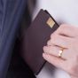 DUN wallets leather wallet brown