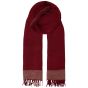 Faguo scarf burgundy and beige