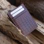 Garzini Essenziale Croco Magic Wallet Brown