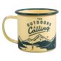 Gentlemen's Hardware Campfire Yellow Outdoors Enamel Mug
