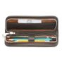 Sonnenleder Grass pencil case dark brown