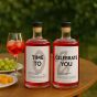 Personalisierte alkoholfreie italienische bittersüße Duo