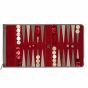Hector Saxe Backgammon Reise-Set - Rot