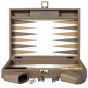 Hector Saxe Leder Backgammon - Taupe