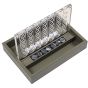 Hector Saxe Leather Connect 4 Game - Kaki