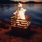 Höfats Cube Fire Basket - Rust