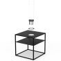 Höfats Fire Frame Lounge Table With Integrated Spin Air
