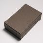 House of Nobilique Leather Card Box - Taupe