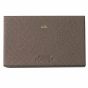 House of Nobilique Leather Card Box - Taupe