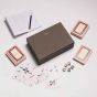House of Nobilique Leather Card Box - Taupe