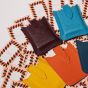 House of Nobilique Leather Card Holder - Burgundy
