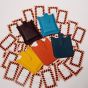House of Nobilique Leather Card Holder - Burgundy