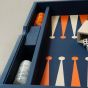 House of Nobilique Leather Game Table - Blue