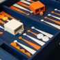 House of Nobilique Leather Game Table - Blue