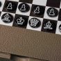 House of Nobilique Leather Game Table