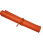 House of Nobilique Leather Roll-Up Ludo Set - Orange