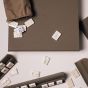 House of Nobilique Leather Tile Rummy - Taupe