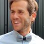 House of Orime YUMI bow tie - ice blue dark blue