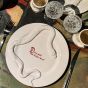 Incartato Ceramics Forbidden Dinner Plate - "Dirty Mind And Broken Heart"