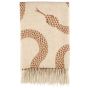 Jonathan Adler Eden Merino Wool Throw - Chocolate/Natural