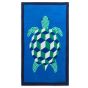 Jonathan Adler Beach Towel Turtle - Blue