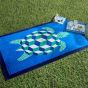 Jonathan Adler Beach Towel Turtle - Blue