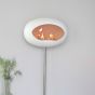 Le Feu Bio-Kamin Weiß Ground Steel High - Rostfreier Stahl