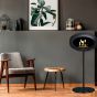 Le Feu Bio Fireplace Ground Steel High - Black