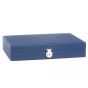 Leather Backgammon Buffalo Bleu de France