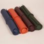 House of Nobilique Leather Roll-Up Ludo Set - Burgundy