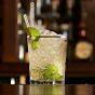 Libbey Hobstar tumbler golden rim