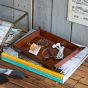 Life Of Riley Leather Coin Tray