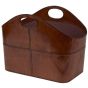 Life Of Riley Leather Magazine Basket