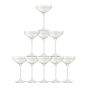 LSA Tower Champagne Flute Set - 10 Stuks