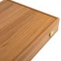 Manopoulos Premium Leatherette Backgammon Set - Caramel Brown & Green