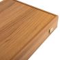 Manopoulos Premium Leatherette Backgammon Set - Caramel Brown & Red