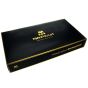 Manopoulos Premium Wenge Walnut Burl Backgammon Set - Dark Brown