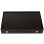 Manopoulos Wenge Replica Wooden Backgammon Set - Black Wood