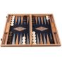 Manopoulus American Walnut Backgammon Set - Black Oak