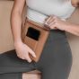 Memobottle A5 leather sleeve - cognac