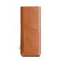 Memobottle Slim leather sleeve - cognac