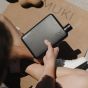 Memobottle Rostfreier Stahl A5 - Schwarz
