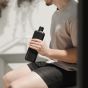 Memobottle Rostfreier Stahl Slim - Schwarz