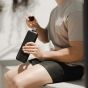 Memobottle Rostfreier Stahl Slim - Schwarz