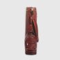Modest Vintage Player Leather Golf Bag Cart - Heritage Brown