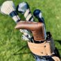 Modest Vintage Player Leather Golf Putter Cover (Blade) - Brown