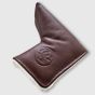 Modest Vintage Player Leather Golf Putter Cover (Blade) - Brown