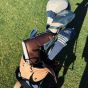 Modest Vintage Player Leather Golf Putter Cover (Blade) - Brown