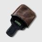 Modest Vintage Player Leather Golf Putter Cover (Mallet) - Brown