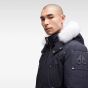 Moose Knuckles Ballistic Bomber Jacket Fur - Navy
